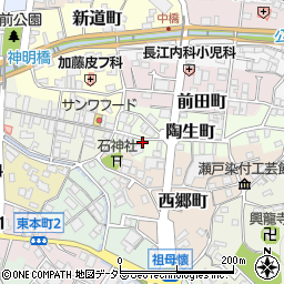 愛知県瀬戸市陶生町17周辺の地図