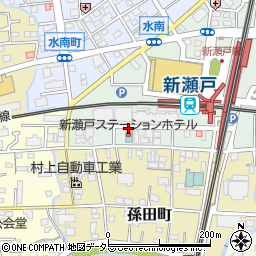 新瀬戸ステーションホテル駐車場周辺の地図