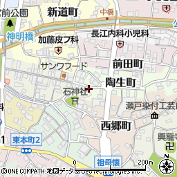 愛知県瀬戸市陶生町14周辺の地図