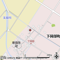滋賀県彦根市下岡部町388周辺の地図