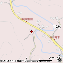 千葉県夷隅郡大多喜町弓木62周辺の地図