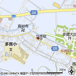 滋賀県犬上郡多賀町多賀651周辺の地図