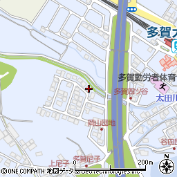 滋賀県犬上郡多賀町多賀1227-50周辺の地図
