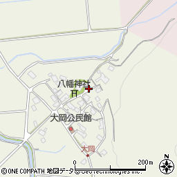 滋賀県犬上郡多賀町大岡周辺の地図