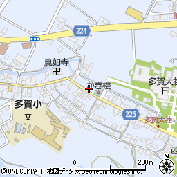 滋賀県犬上郡多賀町多賀650周辺の地図