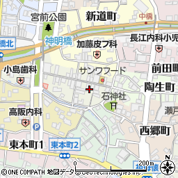 愛知県瀬戸市末広町3丁目周辺の地図