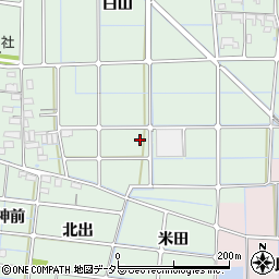 愛知県稲沢市堀之内町一丁田周辺の地図