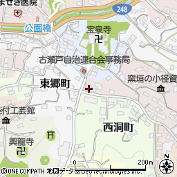愛知県瀬戸市仲洞町1周辺の地図