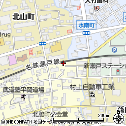 愛知県瀬戸市北脇町3周辺の地図