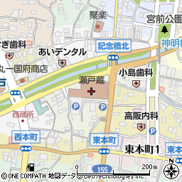 瀬戸蔵ミュージアム周辺の地図