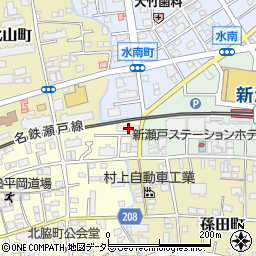 愛知県瀬戸市北脇町263周辺の地図