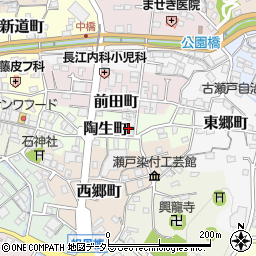 愛知県瀬戸市陶生町50周辺の地図