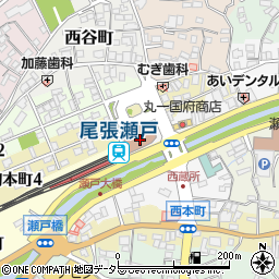 愛知県瀬戸市栄町45周辺の地図