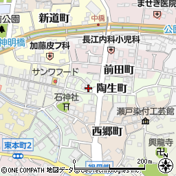 愛知県瀬戸市陶生町16-16周辺の地図
