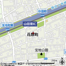 愛知県名古屋市西区花原町周辺の地図