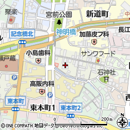 愛知県瀬戸市末広町2丁目周辺の地図