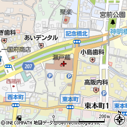 愛知県瀬戸市蔵所町1-1周辺の地図