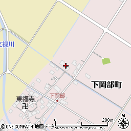滋賀県彦根市下岡部町296周辺の地図