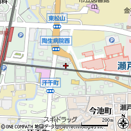愛知県瀬戸市西追分町161周辺の地図