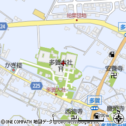 滋賀県犬上郡多賀町多賀604周辺の地図