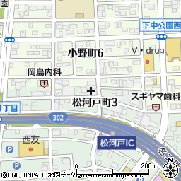 ナーシング白雪・春日井周辺の地図