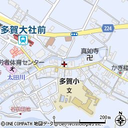 滋賀県犬上郡多賀町多賀707周辺の地図