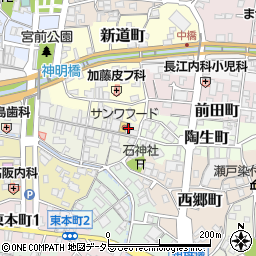 愛知県瀬戸市末広町3丁目7周辺の地図
