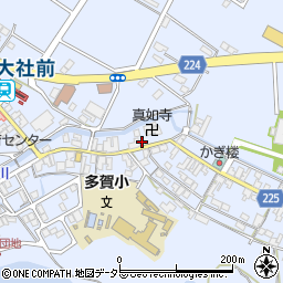 滋賀県犬上郡多賀町多賀661周辺の地図