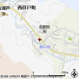 愛知県瀬戸市東拝戸町8周辺の地図