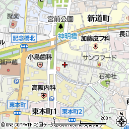 愛知県瀬戸市末広町2丁目22周辺の地図