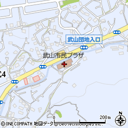 武山コミュニティセンター周辺の地図
