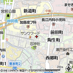 愛知県瀬戸市陶生町16周辺の地図