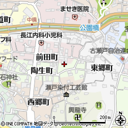 愛知県瀬戸市陶生町周辺の地図
