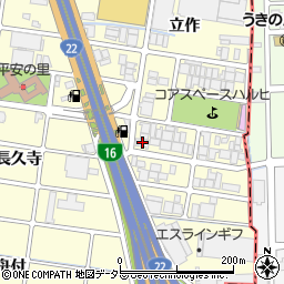 愛知県清須市春日江先21周辺の地図