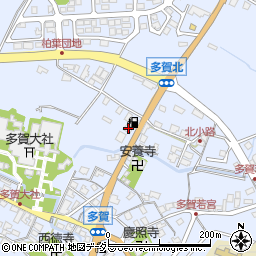 滋賀県犬上郡多賀町多賀1660周辺の地図