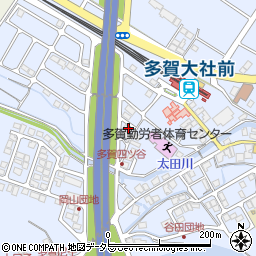 滋賀県犬上郡多賀町多賀1306-1周辺の地図