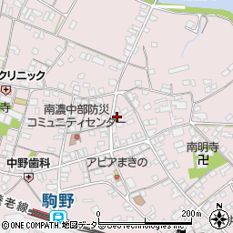 岐阜県海津市南濃町駒野667-1周辺の地図