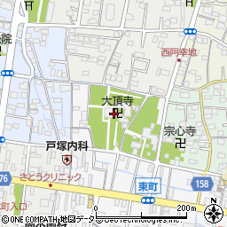 大頂寺周辺の地図