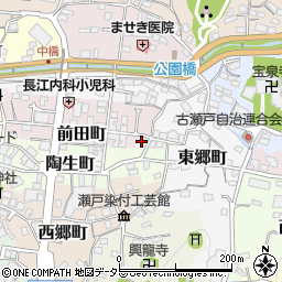 愛知県瀬戸市陶生町74周辺の地図