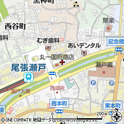 愛知県瀬戸市栄町38周辺の地図