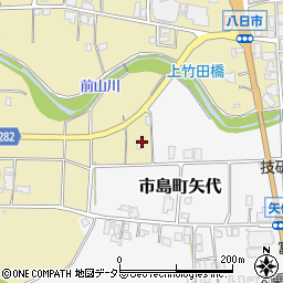 兵庫県丹波市市島町上竹田887-1周辺の地図