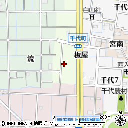 愛知県稲沢市千代西町周辺の地図