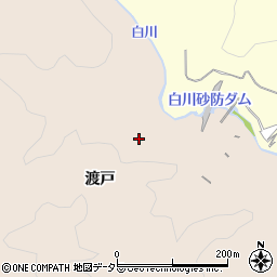 愛知県豊田市白川町渡戸周辺の地図
