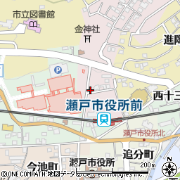 愛知県瀬戸市小金町42周辺の地図