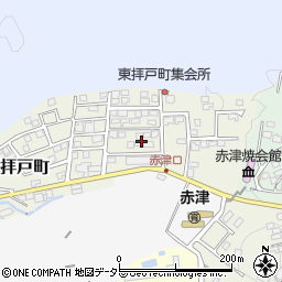 愛知県瀬戸市東拝戸町周辺の地図