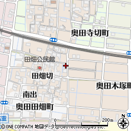 愛知県稲沢市奥田町夜須摩周辺の地図