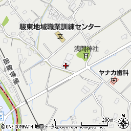 静岡県御殿場市神山1186周辺の地図