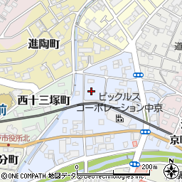 愛知県瀬戸市東十三塚町108周辺の地図