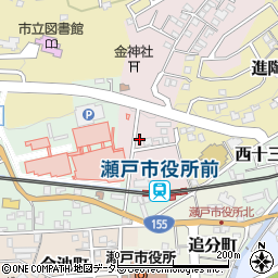 愛知県瀬戸市小金町53周辺の地図
