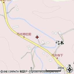 千葉県夷隅郡大多喜町弓木104周辺の地図